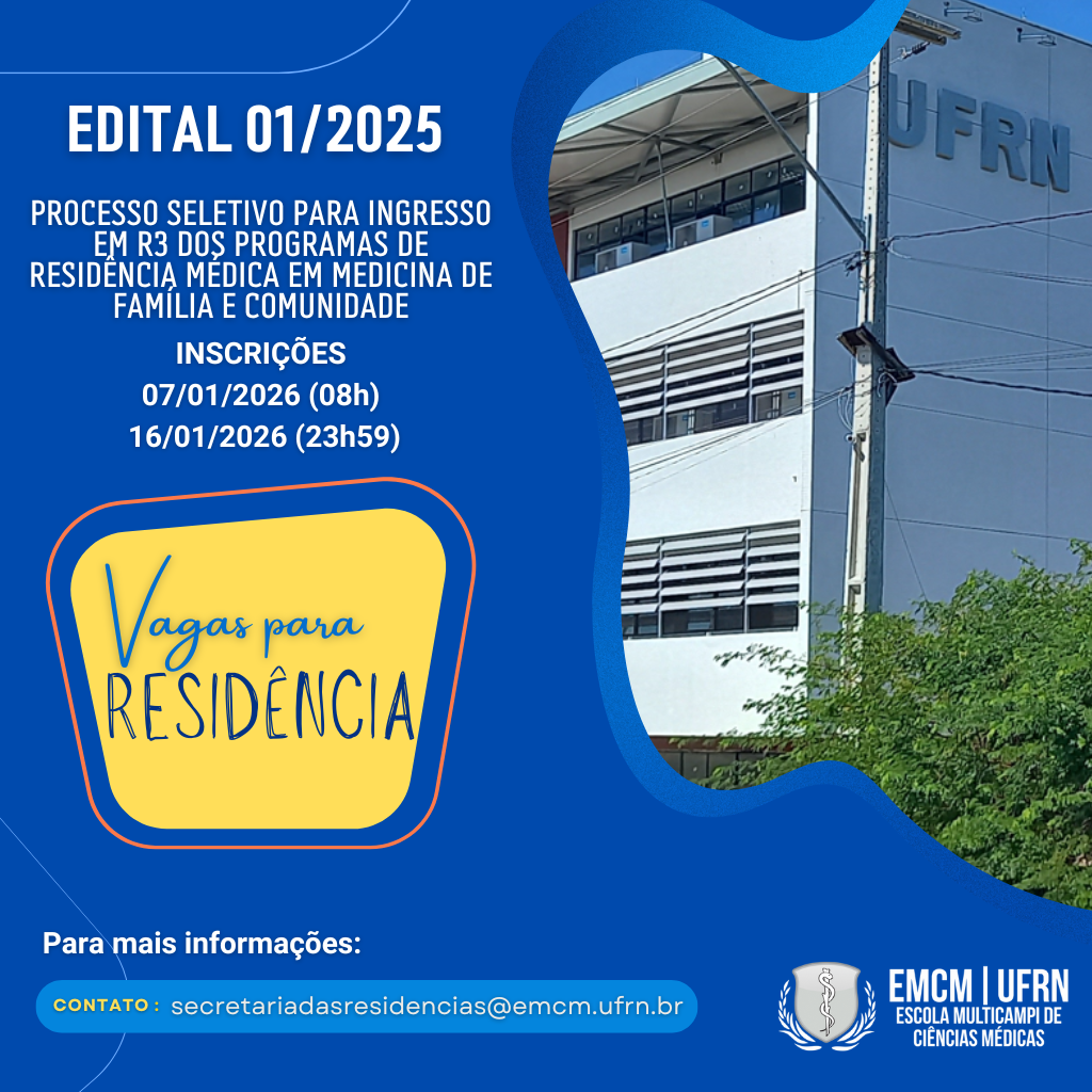 EMCM abre inscrições para Residência Médica (R3) em Medicina de Família e Comunidade